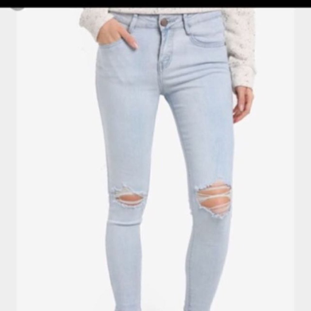 Cottonon Cotton On The Ripped Skinny 7/8 jeans